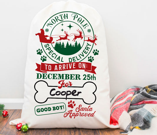 Dog Santa Sacks